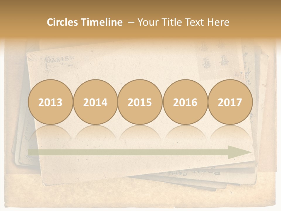 Postcard Antique Retro PowerPoint Template