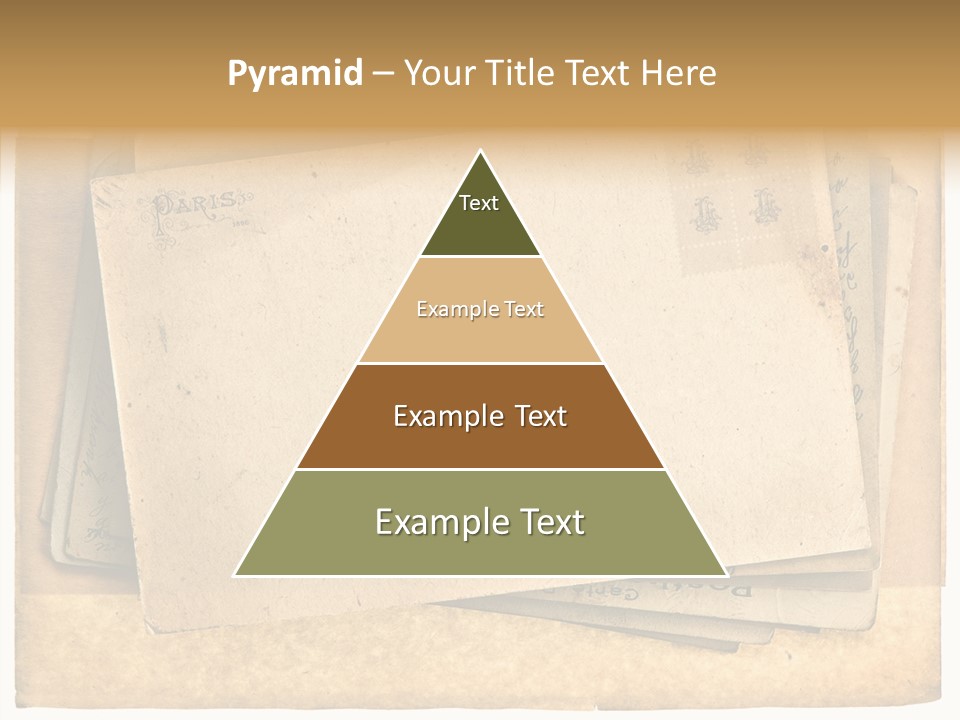 Postcard Antique Retro PowerPoint Template