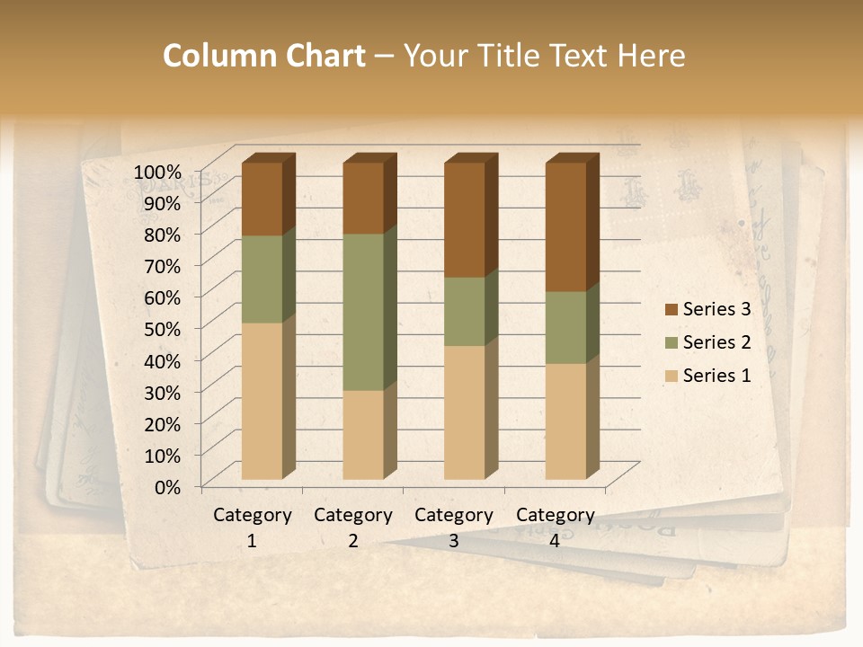 Postcard Antique Retro PowerPoint Template