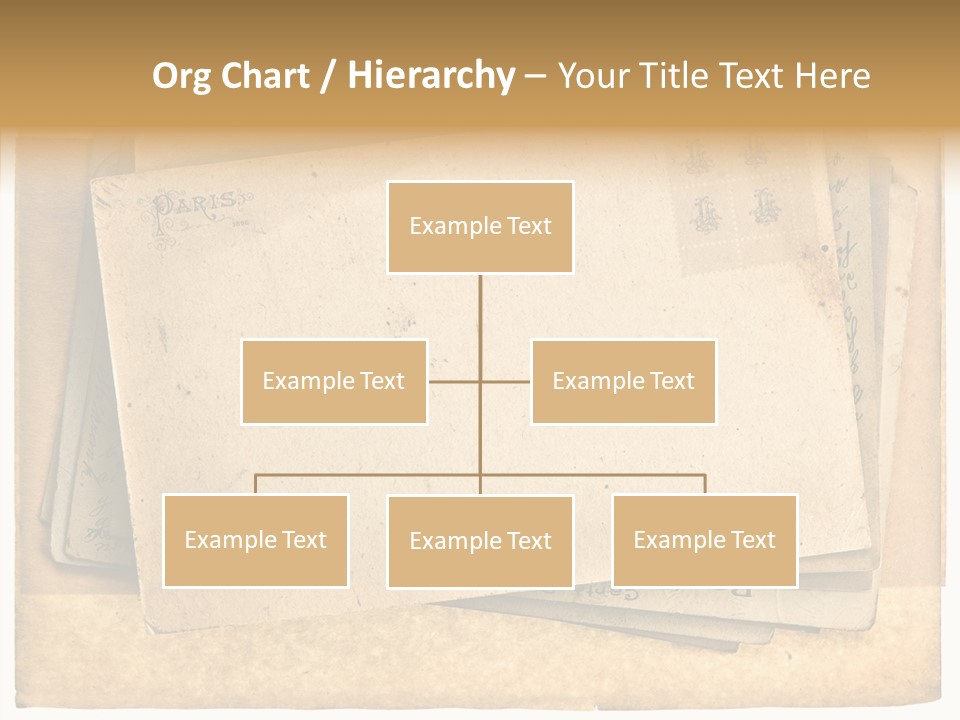 Postcard Antique Retro PowerPoint Template