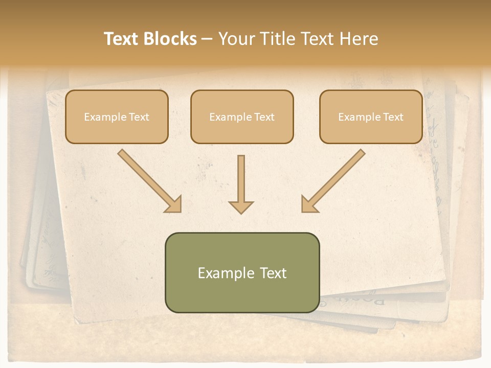 Postcard Antique Retro PowerPoint Template