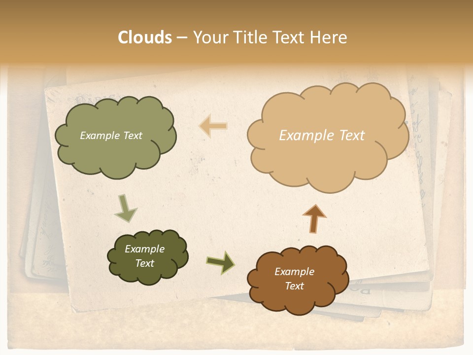 Postcard Antique Retro PowerPoint Template