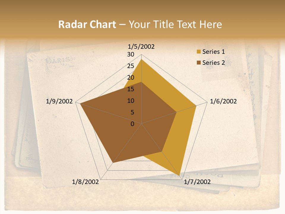 Postcard Antique Retro PowerPoint Template