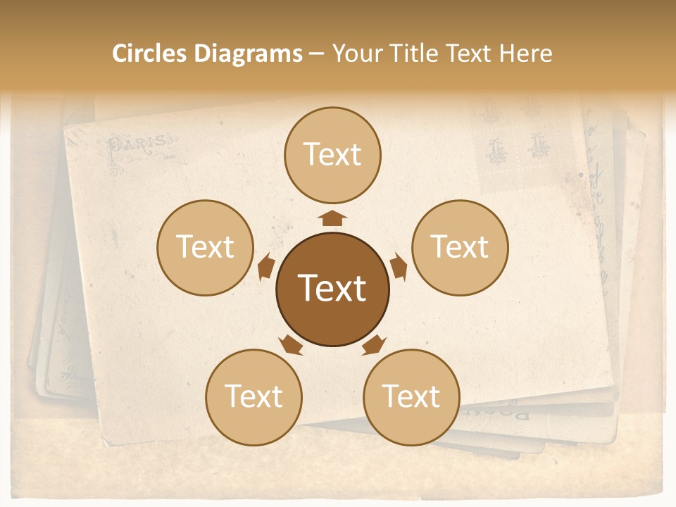 Postcard Antique Retro PowerPoint Template