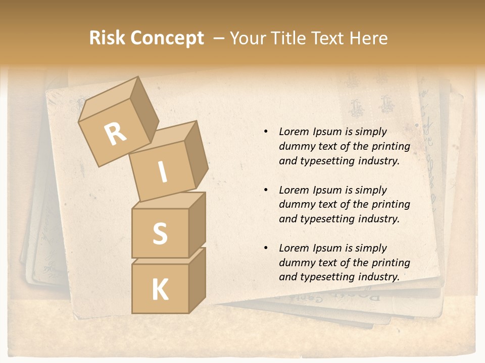 Postcard Antique Retro PowerPoint Template