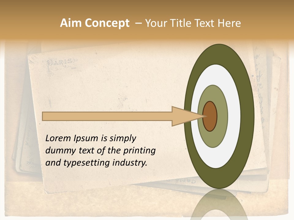 Postcard Antique Retro PowerPoint Template