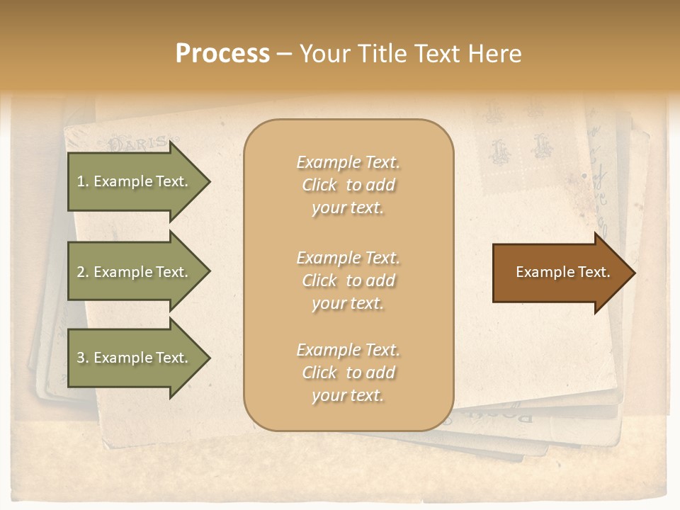 Postcard Antique Retro PowerPoint Template