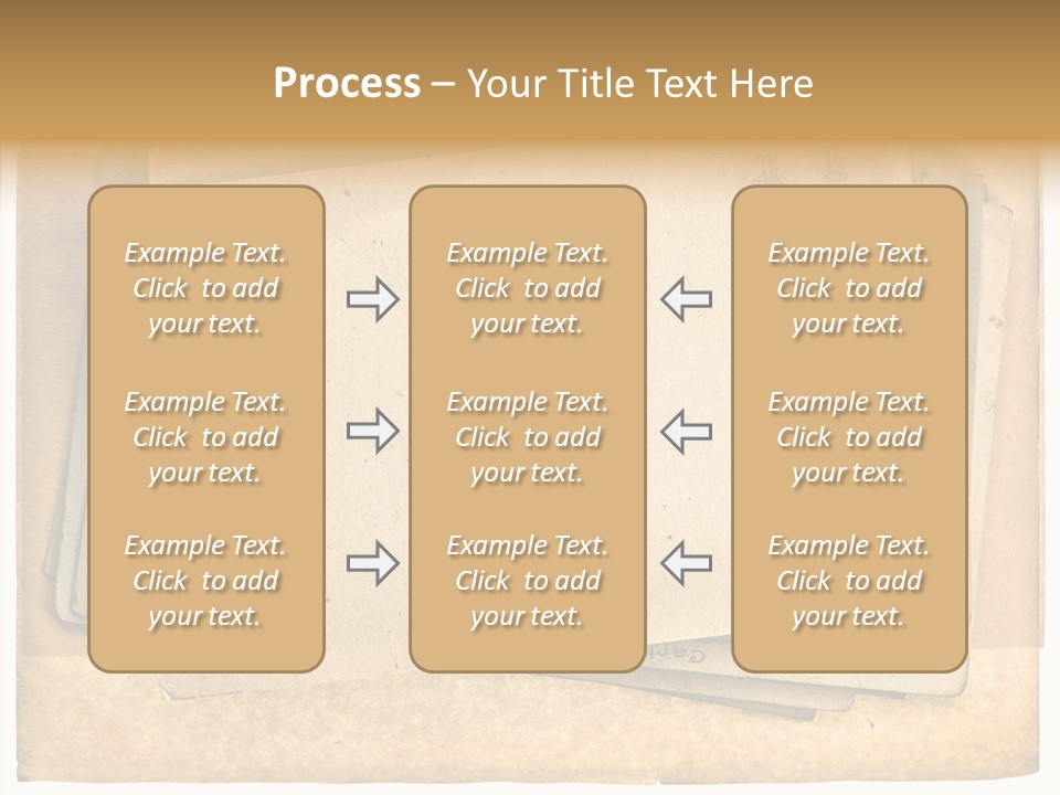 Postcard Antique Retro PowerPoint Template