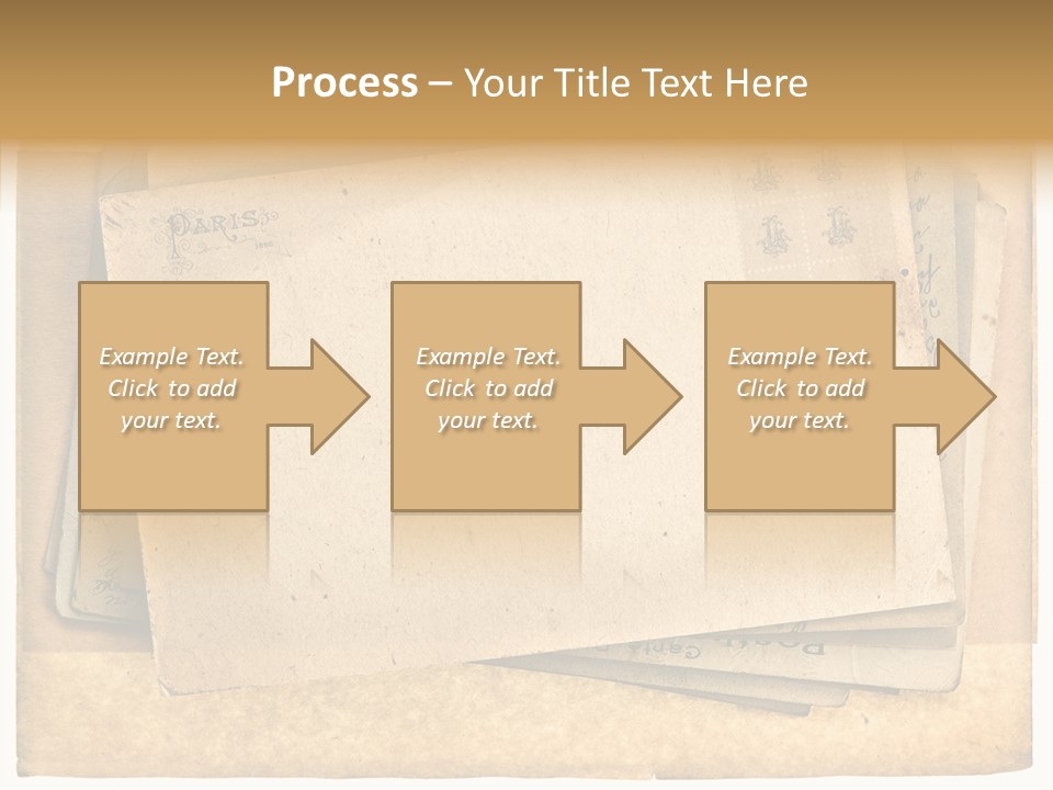 Postcard Antique Retro PowerPoint Template
