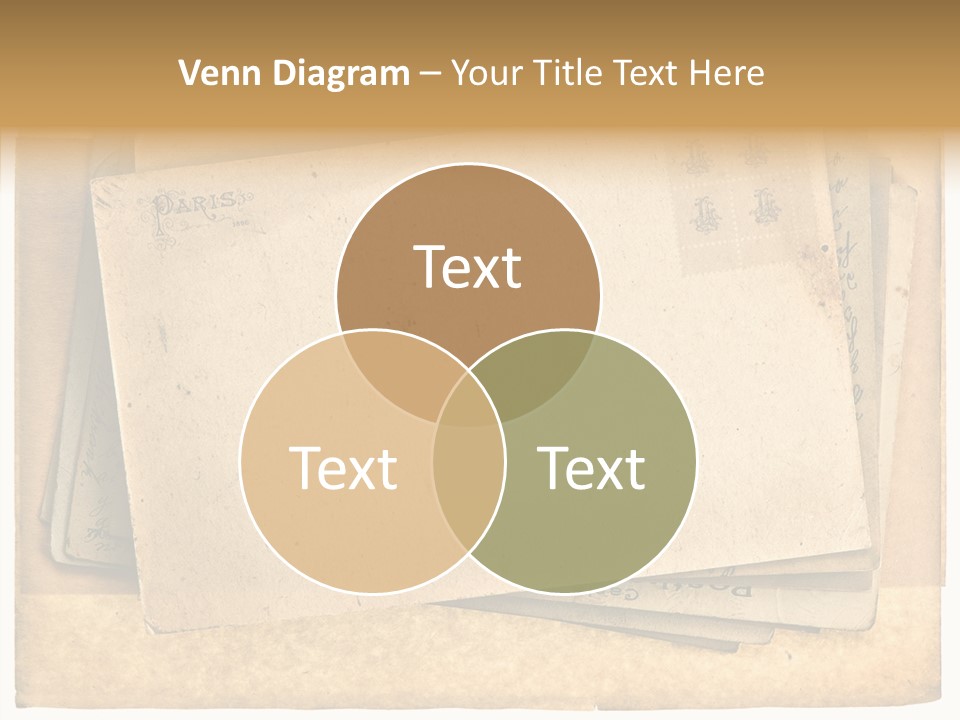 Postcard Antique Retro PowerPoint Template