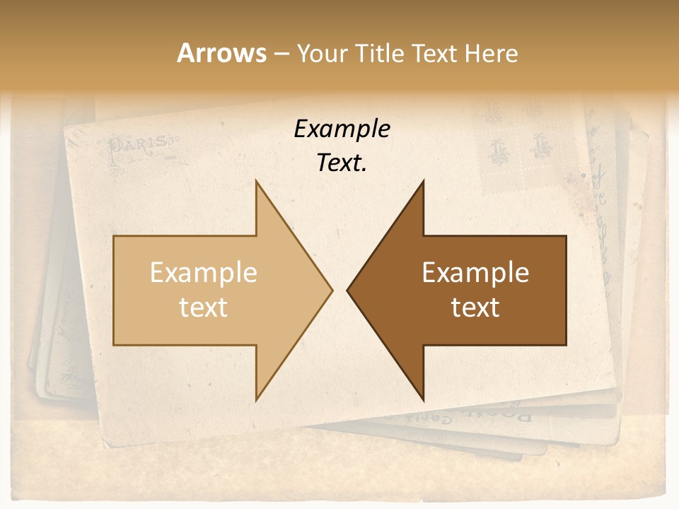 Postcard Antique Retro PowerPoint Template