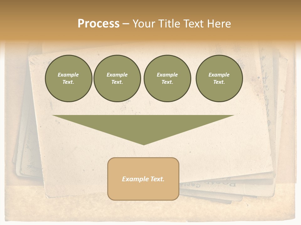 Postcard Antique Retro PowerPoint Template