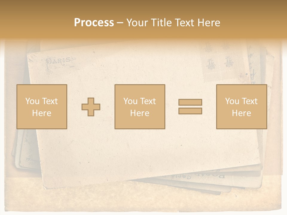 Postcard Antique Retro PowerPoint Template