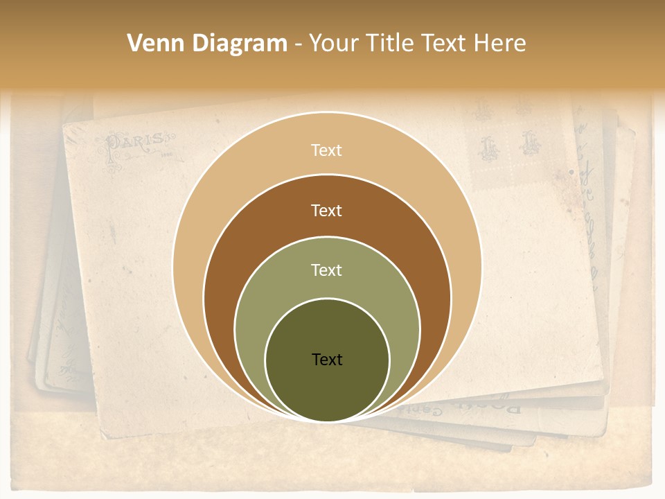 Postcard Antique Retro PowerPoint Template