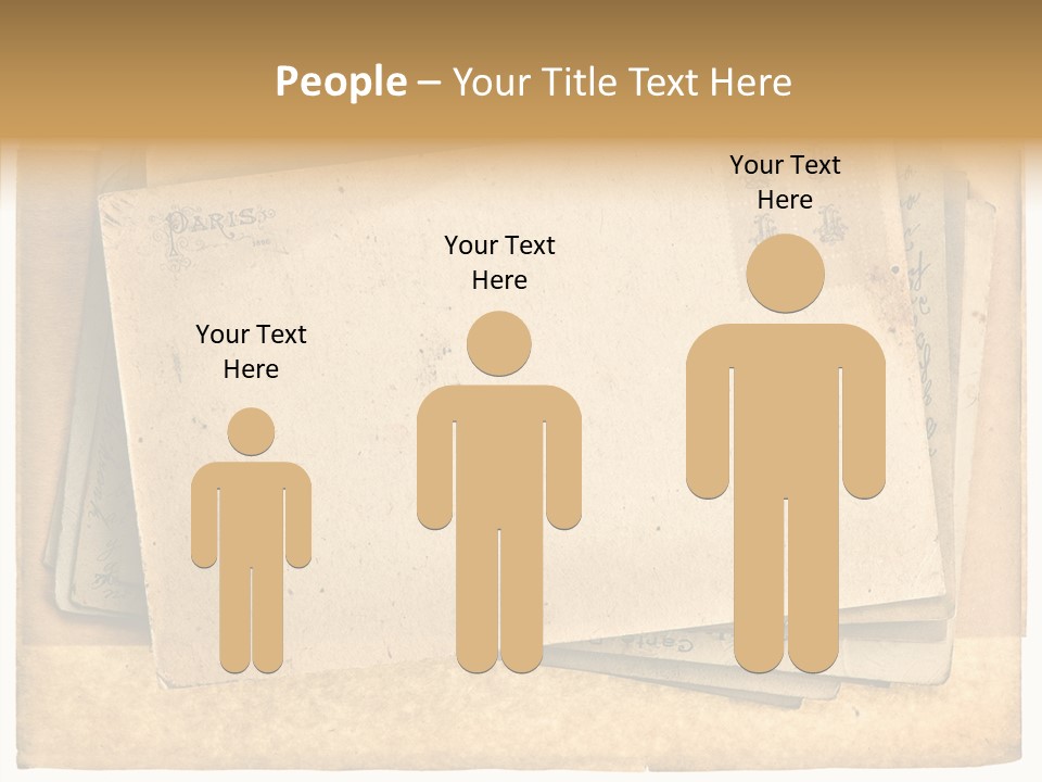 Postcard Antique Retro PowerPoint Template