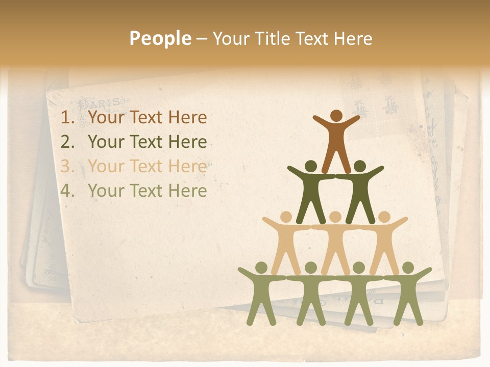 Postcard Antique Retro PowerPoint Template