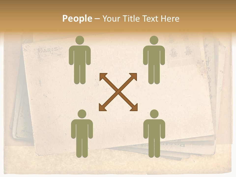 Postcard Antique Retro PowerPoint Template