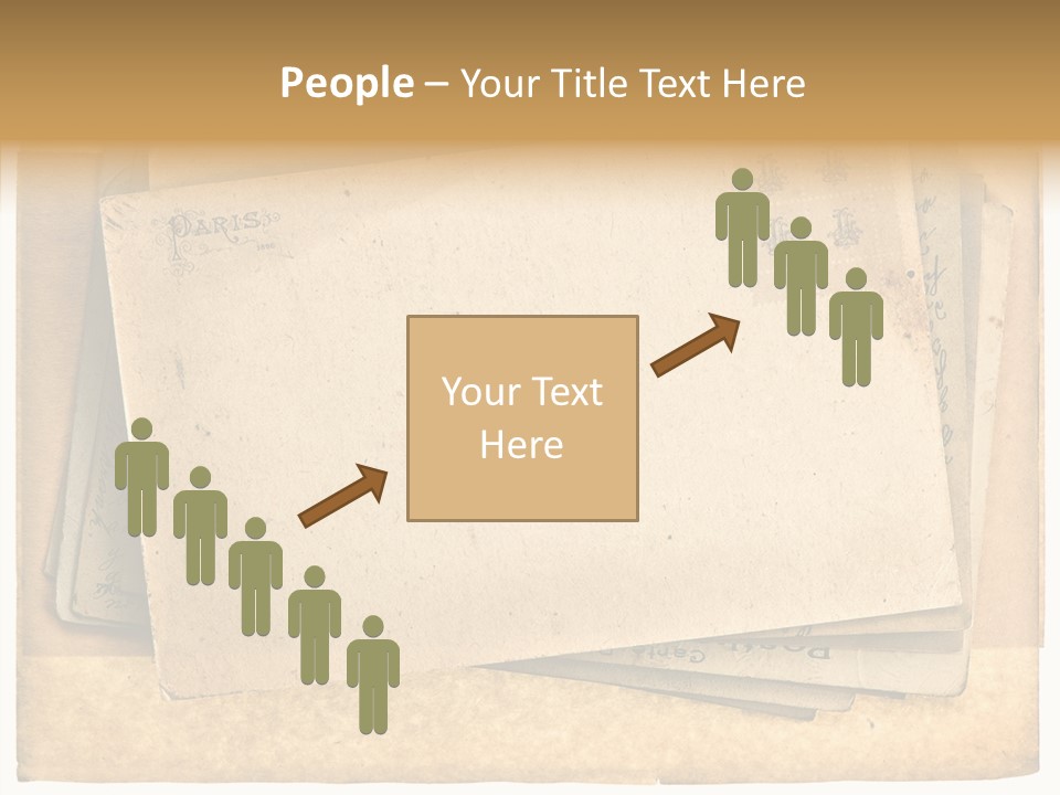 Postcard Antique Retro PowerPoint Template