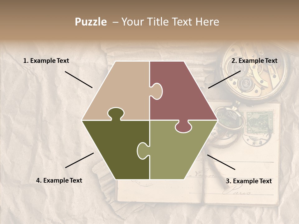 Rustic Post Metal PowerPoint Template