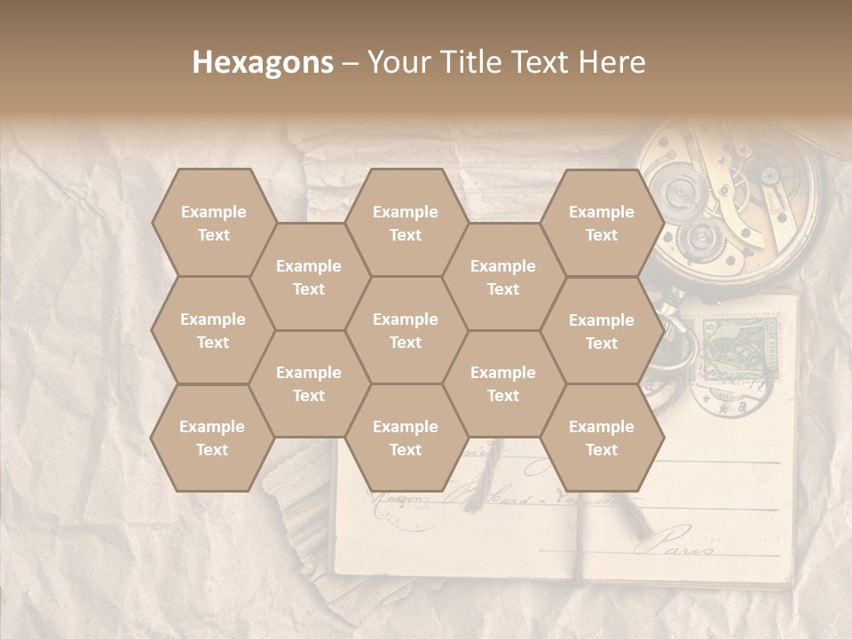 Rustic Post Metal PowerPoint Template