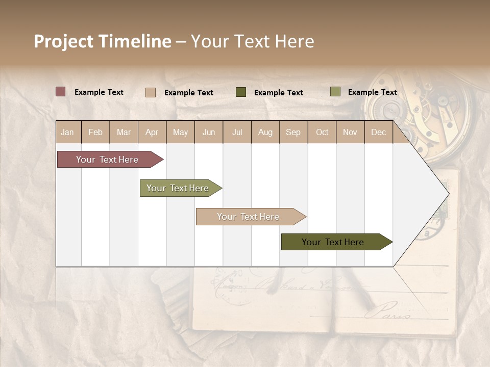 Rustic Post Metal PowerPoint Template