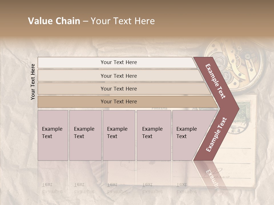 Rustic Post Metal PowerPoint Template