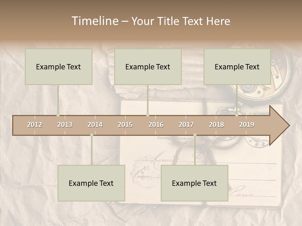 Rustic Post Metal PowerPoint Template