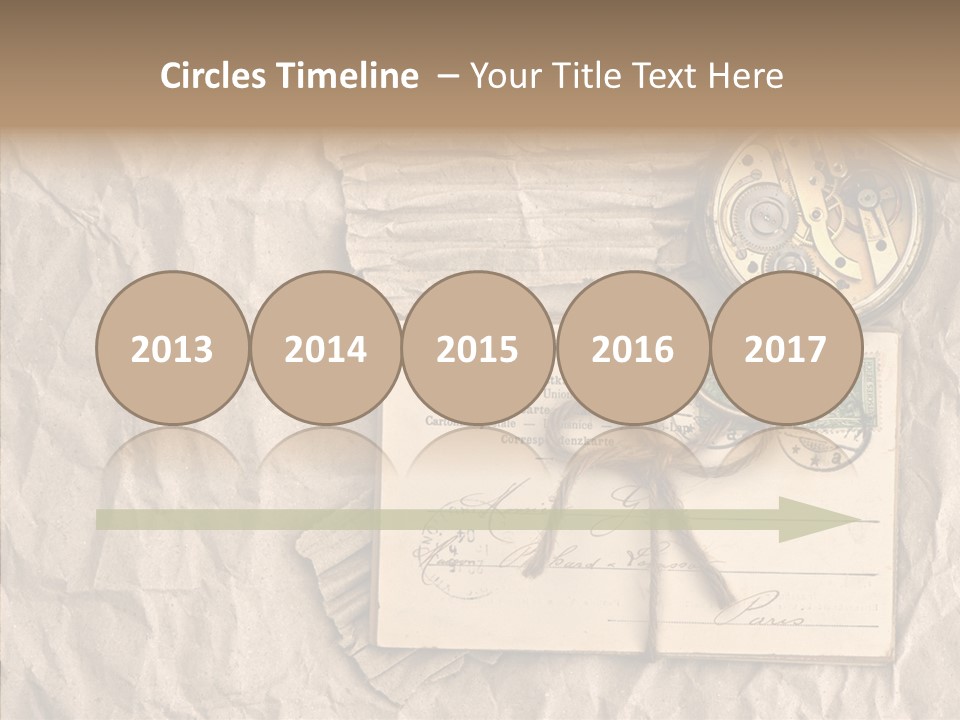 Rustic Post Metal PowerPoint Template