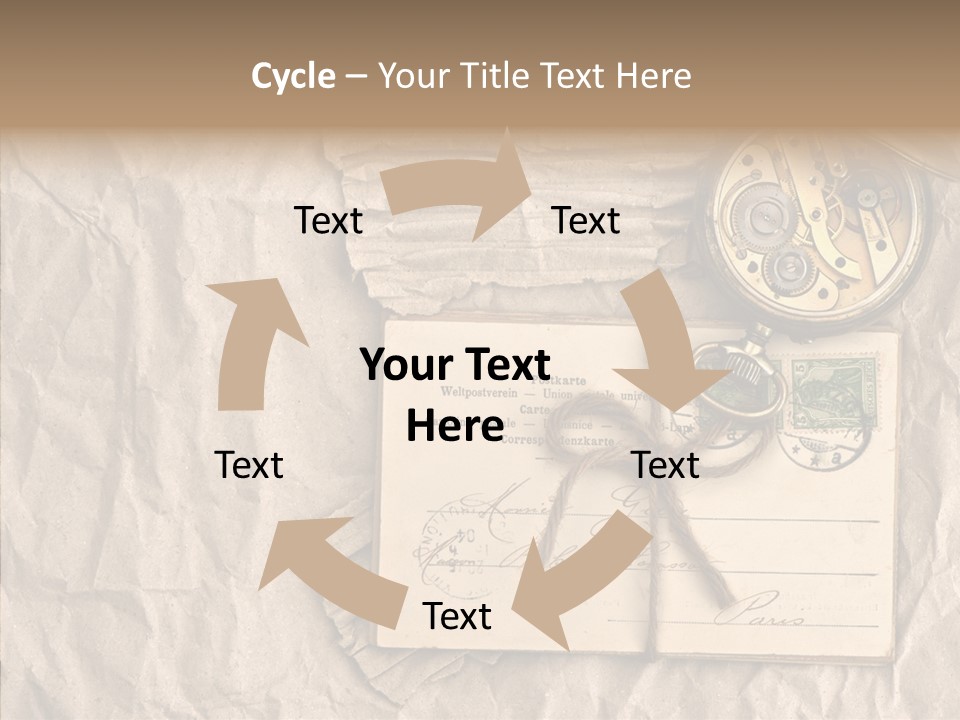 Rustic Post Metal PowerPoint Template