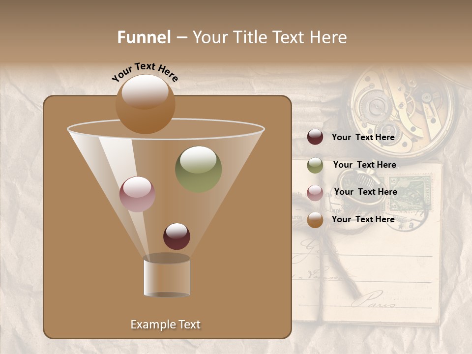 Rustic Post Metal PowerPoint Template