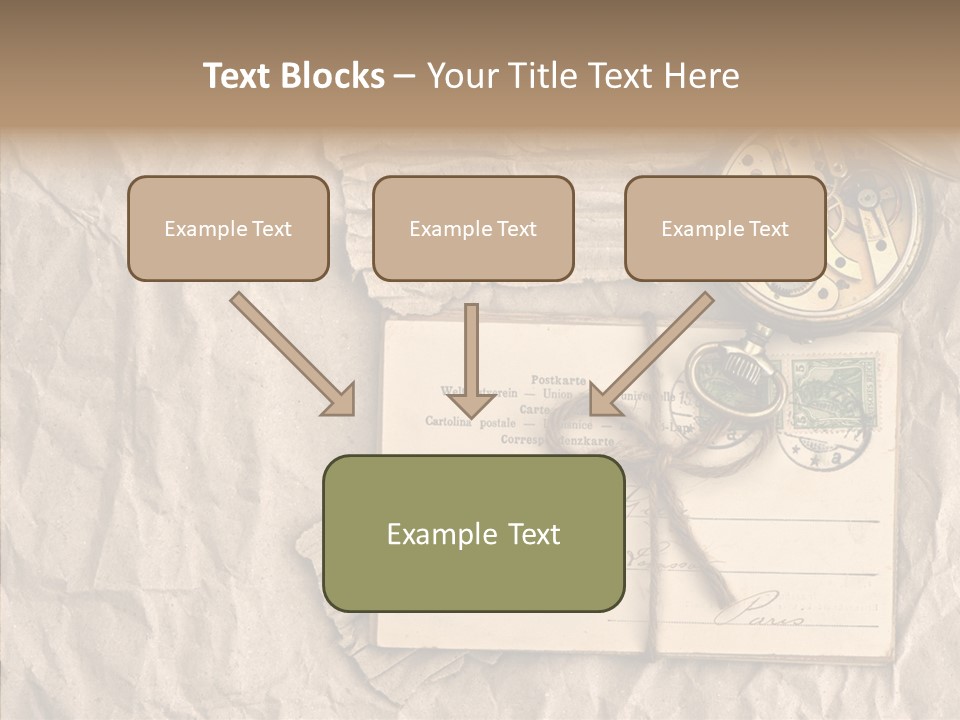 Rustic Post Metal PowerPoint Template