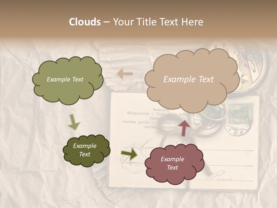 Rustic Post Metal PowerPoint Template