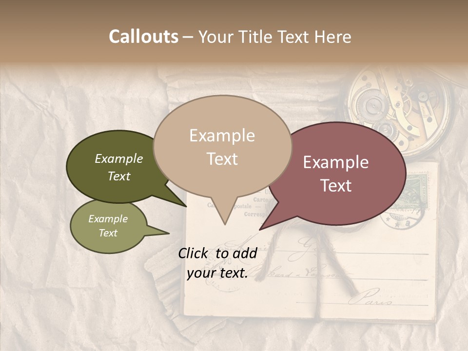 Rustic Post Metal PowerPoint Template