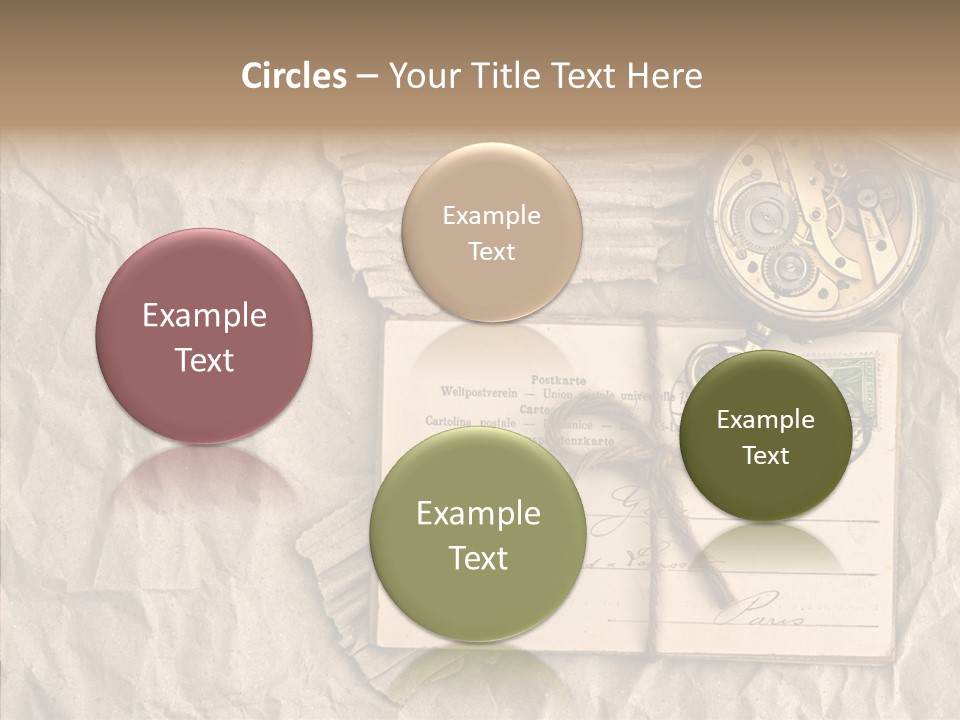 Rustic Post Metal PowerPoint Template