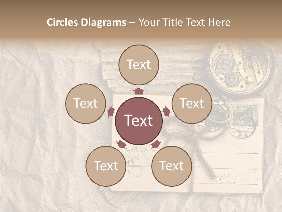 Rustic Post Metal PowerPoint Template
