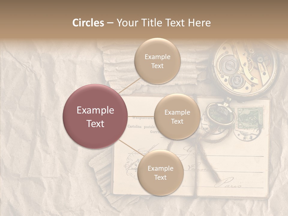Rustic Post Metal PowerPoint Template