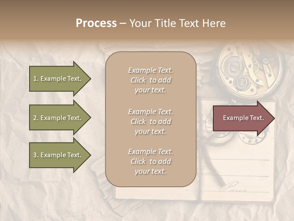 Rustic Post Metal PowerPoint Template