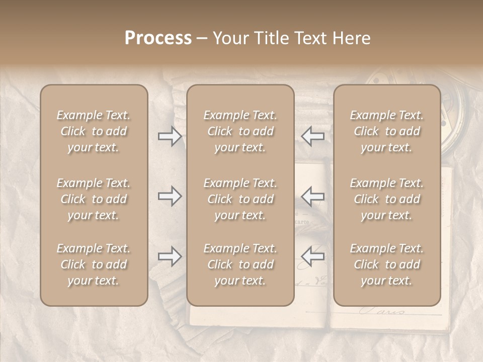 Rustic Post Metal PowerPoint Template