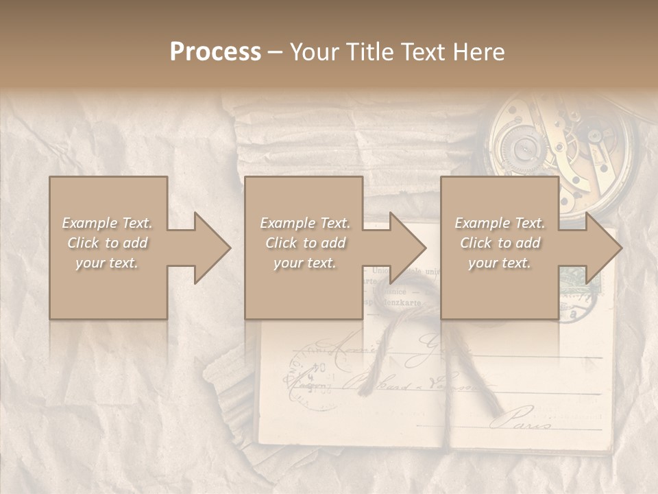 Rustic Post Metal PowerPoint Template