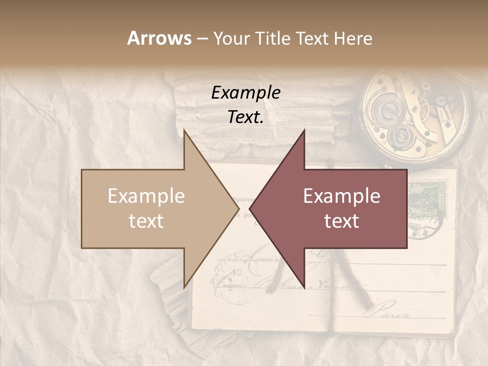Rustic Post Metal PowerPoint Template
