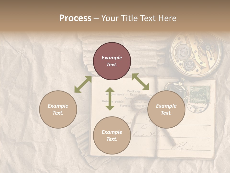 Rustic Post Metal PowerPoint Template