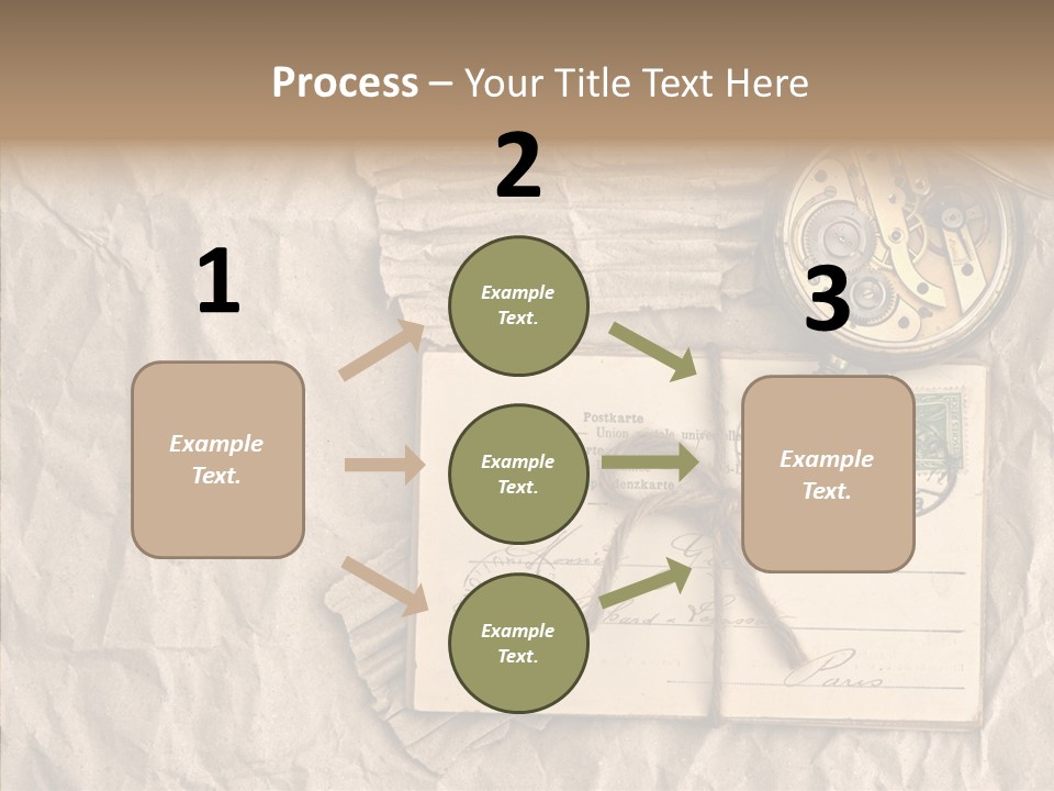 Rustic Post Metal PowerPoint Template