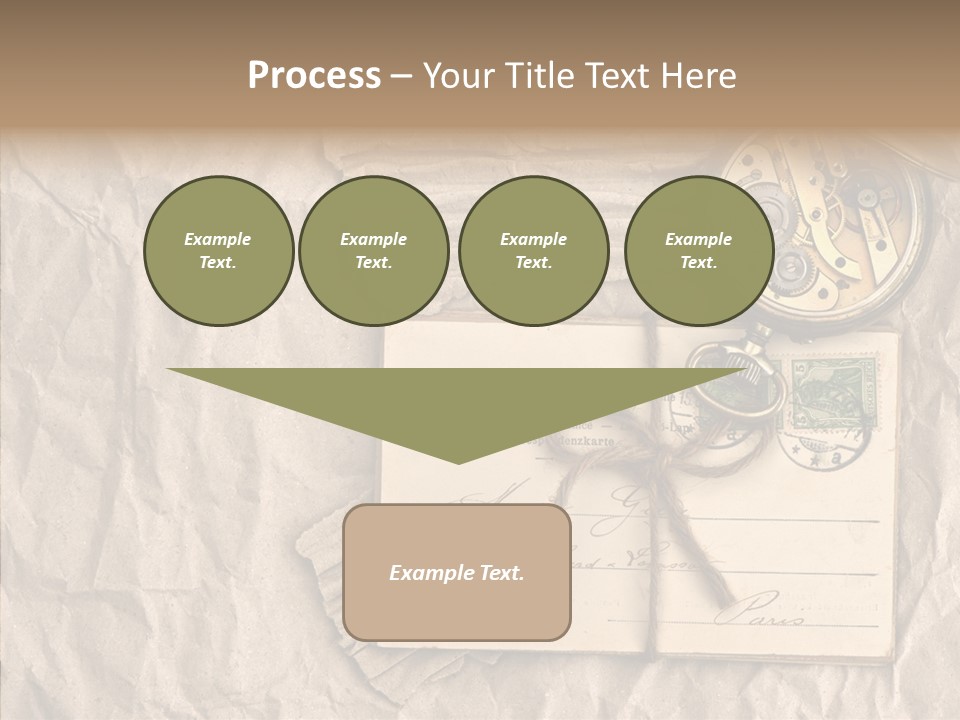 Rustic Post Metal PowerPoint Template