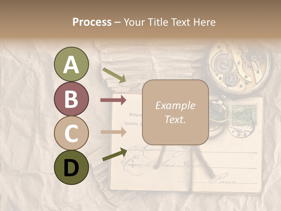 Rustic Post Metal PowerPoint Template