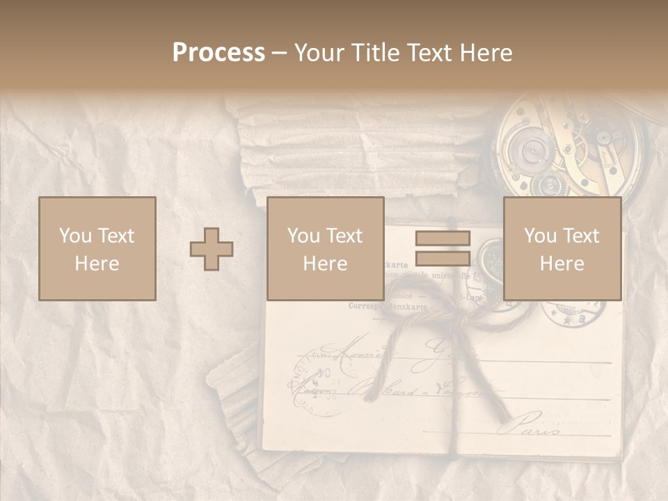Rustic Post Metal PowerPoint Template