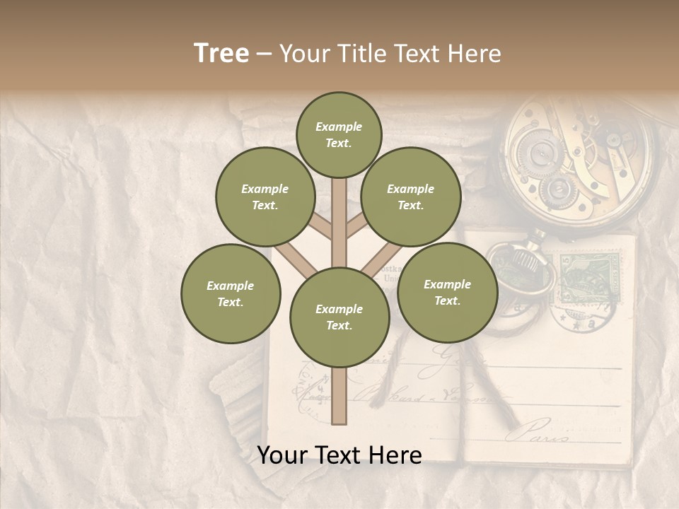 Rustic Post Metal PowerPoint Template