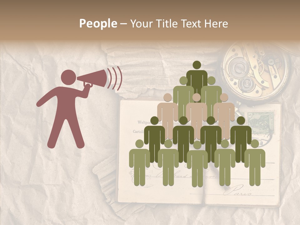 Rustic Post Metal PowerPoint Template