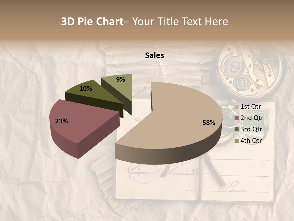 Rustic Post Metal PowerPoint Template