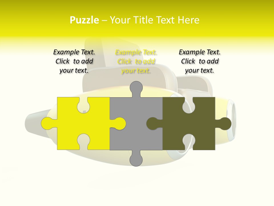 Airplane Background Transportation PowerPoint Template