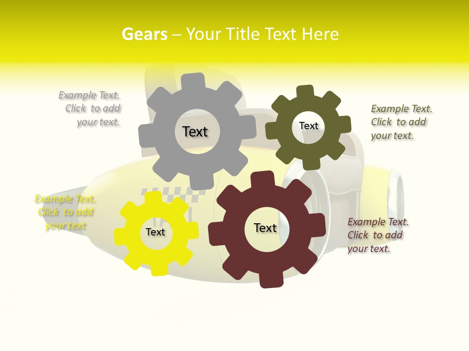 Airplane Background Transportation PowerPoint Template